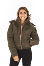 Load image into Gallery viewer, Therapy Contrast Lining Padded Jacket
