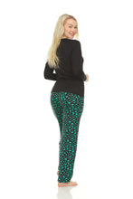 Load image into Gallery viewer, Wide Leg Pant and Long Sleeve Top Pijama Set