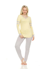 Load image into Gallery viewer, Pant and Baseball T-Shirt Pijama Set