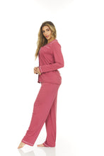 Load image into Gallery viewer, Therapy 2pc Pant and Shirt Pajama Set