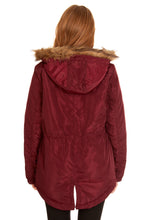 Load image into Gallery viewer, Sherpa Lined Faux Fur Trimmed Hooded Anorak