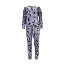 Load image into Gallery viewer, 2pc Henley Top Loungewear Set
