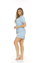 Load image into Gallery viewer, Therapy Short and Short Sleeve Shirt Pajama Set
