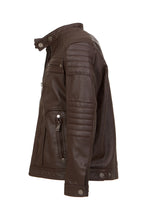 Load image into Gallery viewer, "American Culture" Boys Vegan Leather Moto
