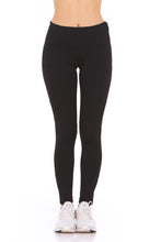 Load image into Gallery viewer, Therapy Active Legging with Perforated Side Leg Cell Phone Pockets
