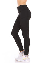 Load image into Gallery viewer, Therapy Active Legging with Perforated Side Leg Cell Phone Pockets

