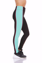Load image into Gallery viewer, "Therapy" Exposed Zipper Colorblocked Leggings
