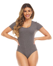 Load image into Gallery viewer, Basic ScoopNeck Short Sleeve Bodysuit

