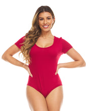 Load image into Gallery viewer, Basic ScoopNeck Short Sleeve Bodysuit
