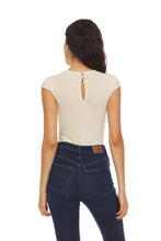 Load image into Gallery viewer, Cap Sleeve Funnel Neck BodySuit
