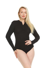 Load image into Gallery viewer, Long Sleeve Mock Collar BodySuit
