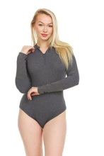 Load image into Gallery viewer, Long Sleeve Mock Collar BodySuit
