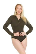 Load image into Gallery viewer, Long Sleeve Mock Collar BodySuit
