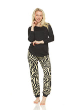 Load image into Gallery viewer, Printed Jogger Pant Pajama Set

