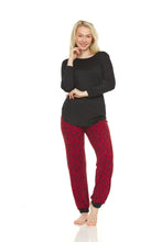 Load image into Gallery viewer, Printed Jogger Pant Pajama Set
