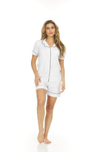 Load image into Gallery viewer, Therapy Short and Short Sleeve Shirt Pajama Set
