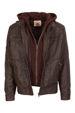 Load image into Gallery viewer, Boys Vegan Leather Updated Moto
