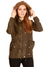 Load image into Gallery viewer, Sherpa Lined Faux Fur Trimmed Hooded Anorak
