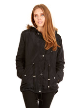 Load image into Gallery viewer, Sherpa Lined Faux Fur Trimmed Hooded Anorak
